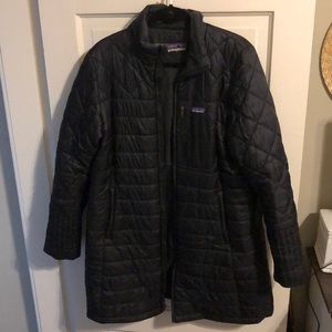 Patagonia long puffer coat